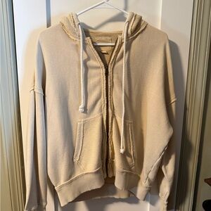 American Eagle Outfitters Butter Yellow Hoodie
